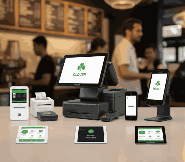 Clover POS System vs Square vs Toast: Best POS System Comparison