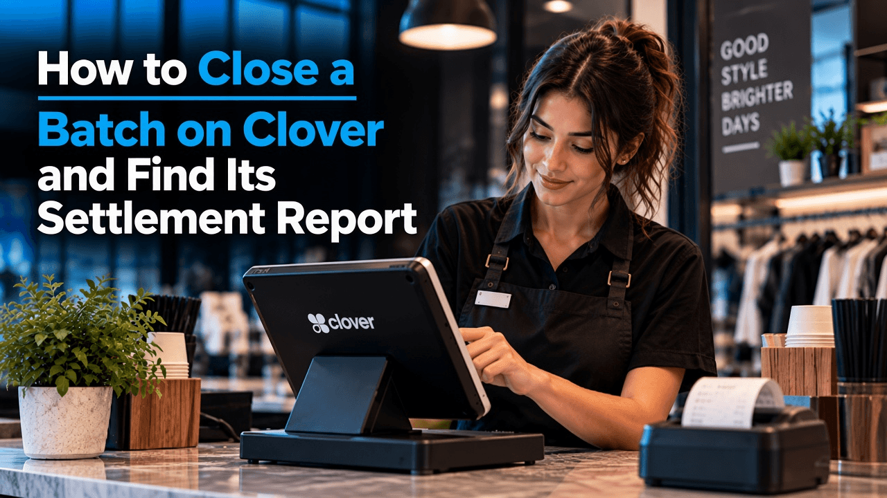 How to Close a Batch on Clover and Find Its Settlement Report