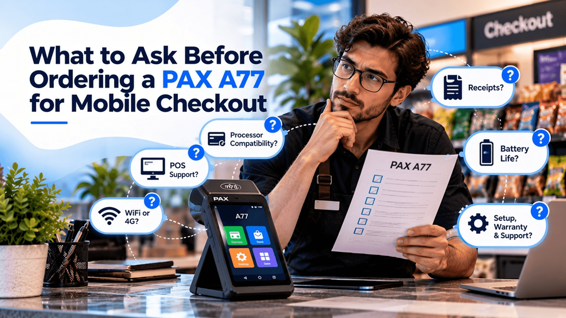 What to Ask Before Ordering a PAX A77 for Mobile Checkout