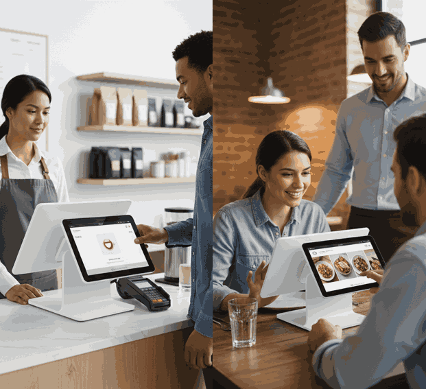 POS Device Use Cases in Retail vs Restaurant