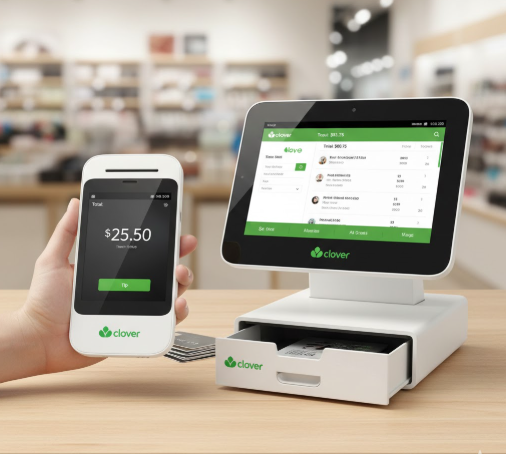 Clover Flex vs Clover Mini POS - portable vs countertop checkout